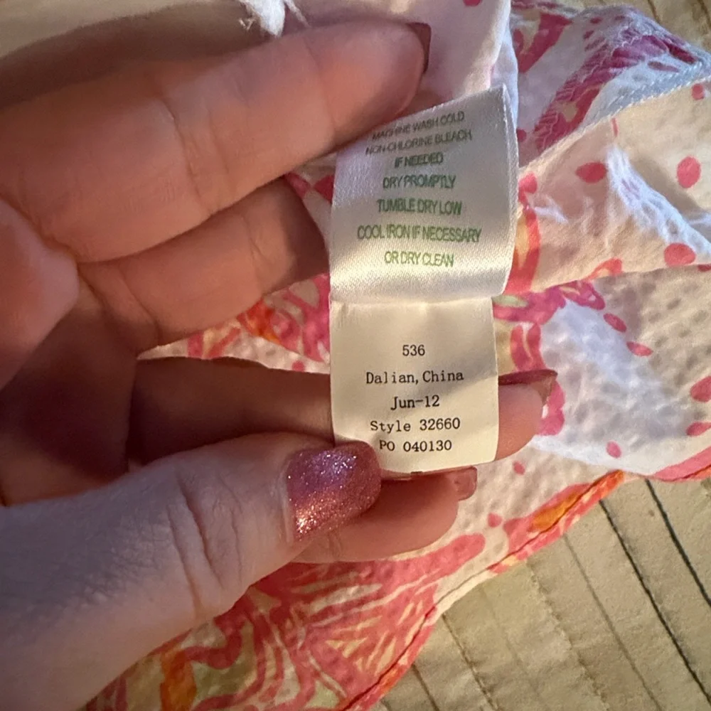 Lilly Pulitzer Elinor Tiered Dress in CONCHED OUT* Print - Picture 8 of 13